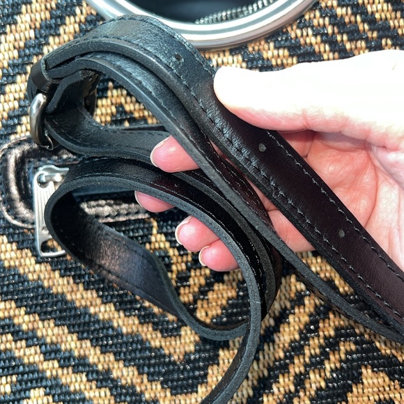 Patricia Nash Aria Shopper Tribal Weave Black and Brown Top Handle Crossbody - Picture 16 of 16